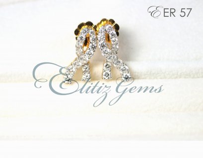 ต่างหูเพชร EER57